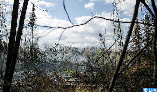 Au Canada, des dizaines de feux de forêt toujours actifs, l’armée se mobilise