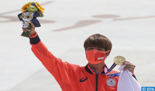 JO-2020: le premier sacre olympique de l’histoire du skateboard pour le Japonais Yuto Horigome