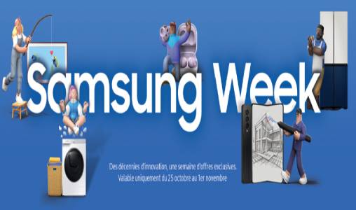 Samsung prépare le lancement de la “Samsung Week” en ligne