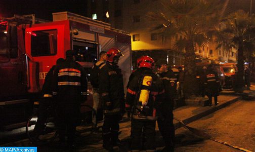 Casablanca: Un incendie dans un marché de ferraille maitrisé