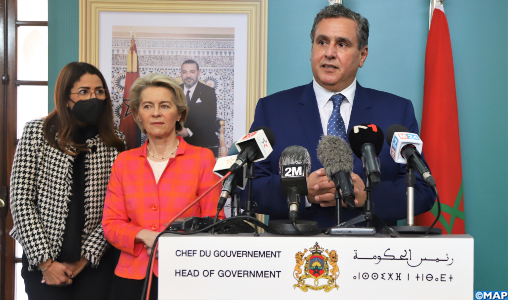 Le Maroc oeuvrera au raffermissement du partenariat stratégique avec l’UE (Akhannouch)
