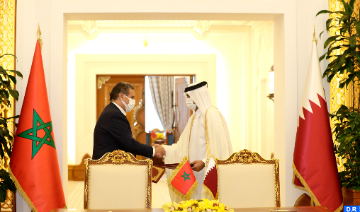 Haute commission mixte maroco-qatarie : l’Emir de l’Etat du Qatar reçoit M. Aziz Akhannouch