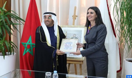 Mme Fettah Alaoui s’entretient avec le président de l’Autorité Arabe pour l’Investissement et le Développement Agricole
