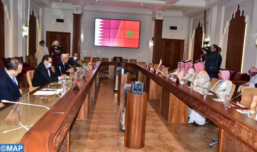 M. Talbi Alami s’entretient avec une délégation du Conseil de la choura du Qatar