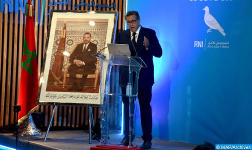 Aziz Akhannouch réélu à l’unanimité président du RNI pour un nouveau mandat