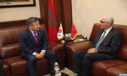 M. Talbi Alami s’entretient avec le président de la Fondation Corée-Afrique