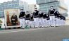 Cérémonie à la première base navale de la Marine Royale à Casablanca à l’occasion du 66-ème anniversaire de la création des FAR