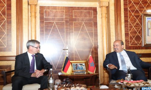 Herr Mayara traf mit dem deutschen Botschafter in Marokko zusammen