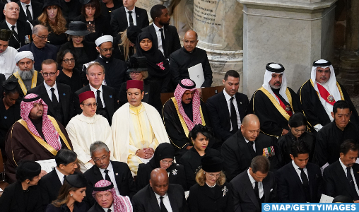 SAR le Prince Moulay Rachid représente SM le Roi aux funérailles d’État de la Reine Elizabeth II