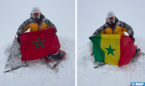Dr Zakaria Naji Lamrani, l’alpiniste marocain qui a brandi le drapeau sénégalais, pour la première fois au plus haut sommet de l’Europe
