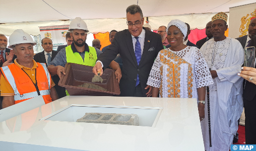 Pose de la première pierre de la nouvelle Chancellerie du Royaume du Maroc à Abidjan