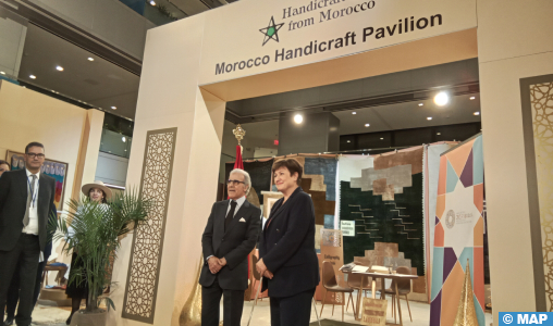 Assemblées FMI-BM à Washington: la DG du FMI visite le pavillon du Maroc, souligne l’importance de l’édition 2023 à Marrakech