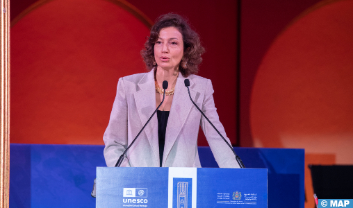 La DG de l’UNESCO salue l’engagement de SM le Roi Mohammed VI pour la préservation du patrimoine culturel