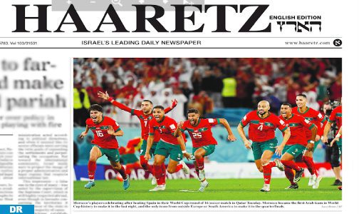 Mondial-2022: Ce Maroc, désormais difficile à arrêter (journal israélien)