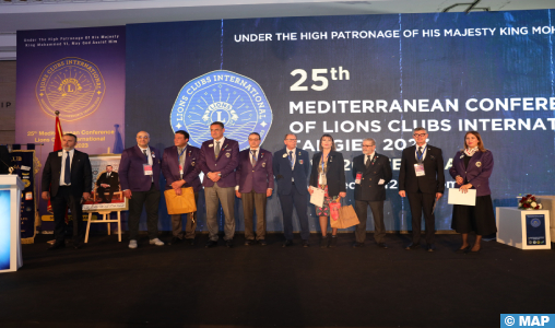 Tanger: Clôture de la 25è Conférence internationale des Lions Clubs de la Méditerranée