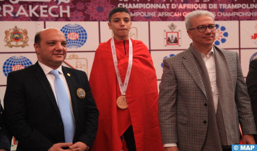 17è Championnat d’Afrique du Trampoline : Les Marocains Adam Haddou et Inass Laabouri s’adjugent le titre de la catégorie junior