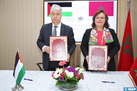 Solidarité et insertion sociale: signature d’un mémorandum d’entente entre le Maroc et la Palestine