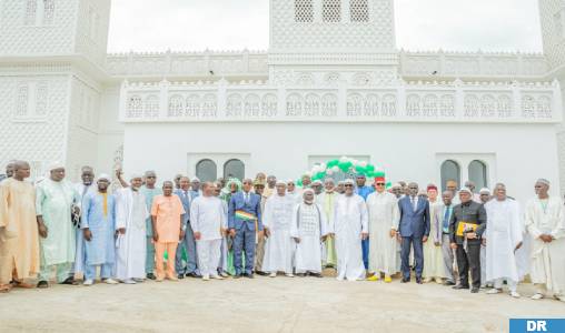 Côte d’Ivoire: Cérémonie de remise des clefs et de la commémoration du soixantenaire de la mosquée de la Paix, réhabilitée par SM le Roi