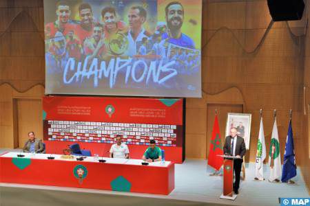 Salé: réception en l’honneur de l’équipe nationale de futsal, championne de la Coupe arabe 2023