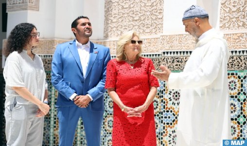 Marrakech : La Première Dame des Etats-Unis d’Amérique visite la Médersa Ben Youssef