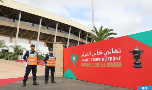 Rabat: Plus de 5.300 éléments de police mobilisés pour sécuriser la finale de la Coupe du Trône de football 2021-2022