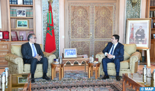 M. Bourita s’entretient avec le candidat égyptien au poste de Directeur général de l’UNESCO