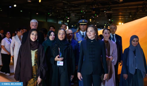 COP28 à Dubaï: SAR la Princesse Lalla Hasnaa visite le pavillon “The UAE House of Sustainability” et le Pavillon du Maroc