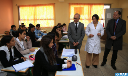 Plan national pour la gestion du temps scolaire: M. Benmoussa s’informe à Mohammedia du dispositif de soutien scolaire au profit des élèves