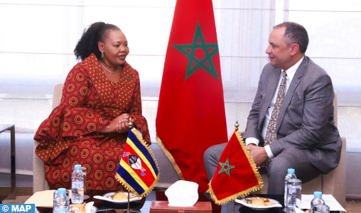 M. Mezzour s’entretient avec la ministre des Affaires étrangères de l’Eswatini