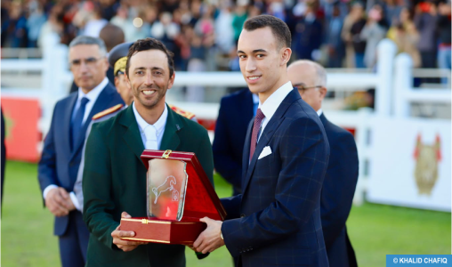 SAR le Prince Héritier Moulay El Hassan préside à Rabat le Grand Prix de SM le Roi Mohammed VI du Concours officiel de saut d’obstacles 3* de la Garde Royale