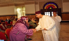 تسليم هبة ملكية بتطوان لأشخاص معوزين ومن ذوي الاحتياجات الخاصة بمناسبة موسم مولاي عبد السلام بن مشيش