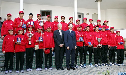 تنظيم حفل استقبال على شرف العدائين المغاربة الفائزين في الدورة 33 من البطولة المغاربية للعدو الريفي المدرسي