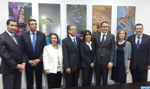 السيد كريم غلاب يتباحث بليما مع الوزيرة البيروفية للتجارة الخارجية والسياحة