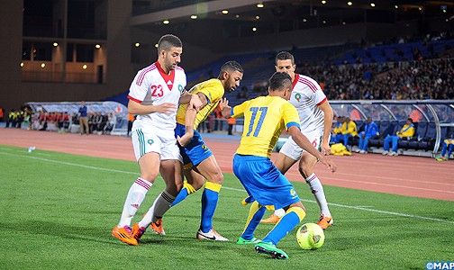 مباراة دولية ودية : المنتخب المغربي يتعادل مع نظيره الغابوني 1-1