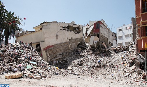 انهيار ثلاث عمارات بالدار البيضاء : ارتفاع الحصيلة إلى 15 قتيلا