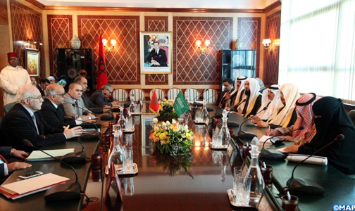 السيد محمد الشيخ بيد الله يتباحث مع رئيس مجلس الشورى السعودي
