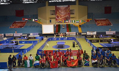إعطاء الانطلاقة في أكادير لمنافسات البطولة الإفريقية لكرة الطاولة للأشخاص المعاقين