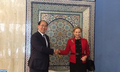 المغرب يمنح نافورة جدارية من الزليج للمنطمة البحرية الدولية