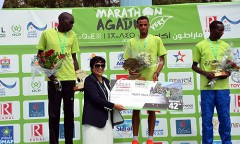 التونسي عاطف سعد، والأثيوبية ديربابيسا يفوزان بالدورة الرابعة للماراطون الدولي الأخضر لأكادير