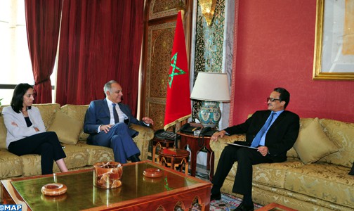السيد صلاح الدين مزوار يستقبل وزير الشؤون الخارجية والتعاون الموريتاني