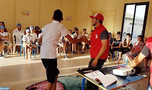 ورشات تربوية متنوعة في المخيم الصيفي لمؤسسة وكالة المغرب العربي للأنباء بالسعيدية