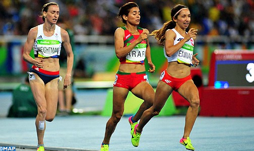 الألعاب الأولمبية ريو 2016 (ألعاب القوى) .. العرافي تحتل المركز الأخير في نهاية سباق 1500 متر