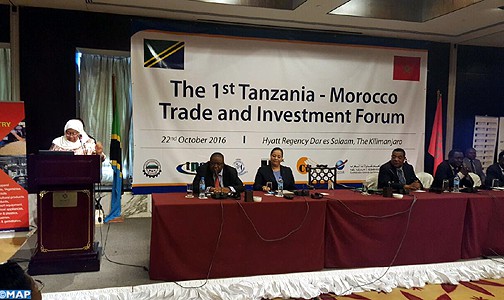 انعقاد الدورة الأولى للمنتدى المغربي- التنزاني للتجارة والاستثمار بدار السلام