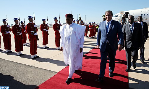 رئيس جمهورية النيجر يحل بمراكش للمشاركة في مؤتمر كوب 22