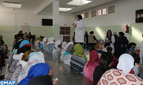 الدار لبيضاء..أزيد من 400 نزيلة بالسجن المحلي عكاشة(2) يستفدن من حملة طبية في اليوم العالمي للمرأة