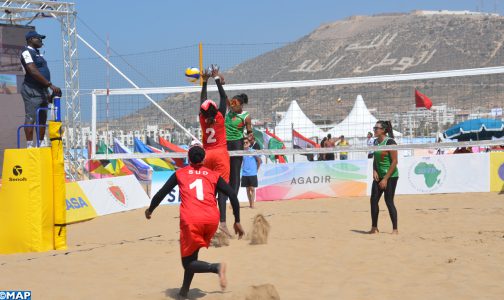 الفريق المغربي للإناث يفوز على السودان في الإقصائيات الإفريقية في كرة الطائرة الشاطئية المؤهلة لطوكيو