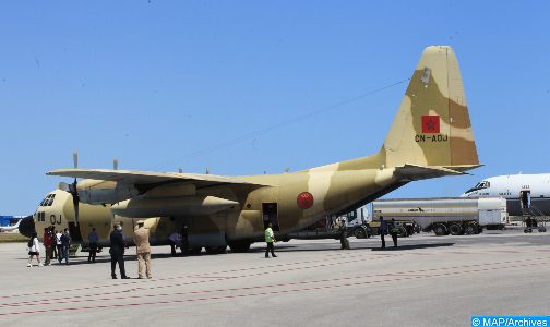 وصول أربع طائرات جديدة إلى تونس محملة بالمساعدة الطبية العاجلة التي أمر بها جلالة الملك
