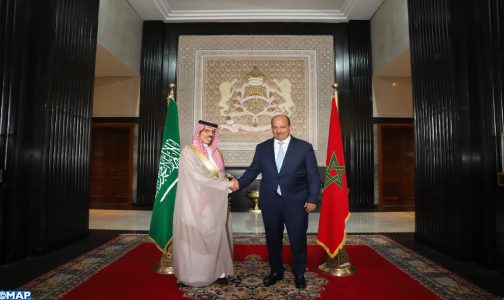 السيد ميارة ووزير الخارجية السعودي يستعرضان بالرباط مسارات العلاقات المتميزة بين البلدين الشقيقين