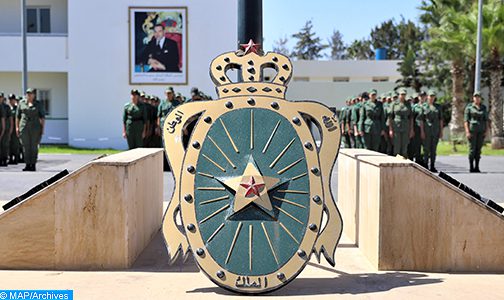 الفريق المفتش العام للقوات المسلحة الملكية قائد المنطقة الجنوبية يستقبل قائد القيادة العامة للقوات المسلحة البوركينابية