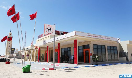 “البنك الشعبي” يفتتح أول وكالة بنكية في المعبر الحدودي الكركرات